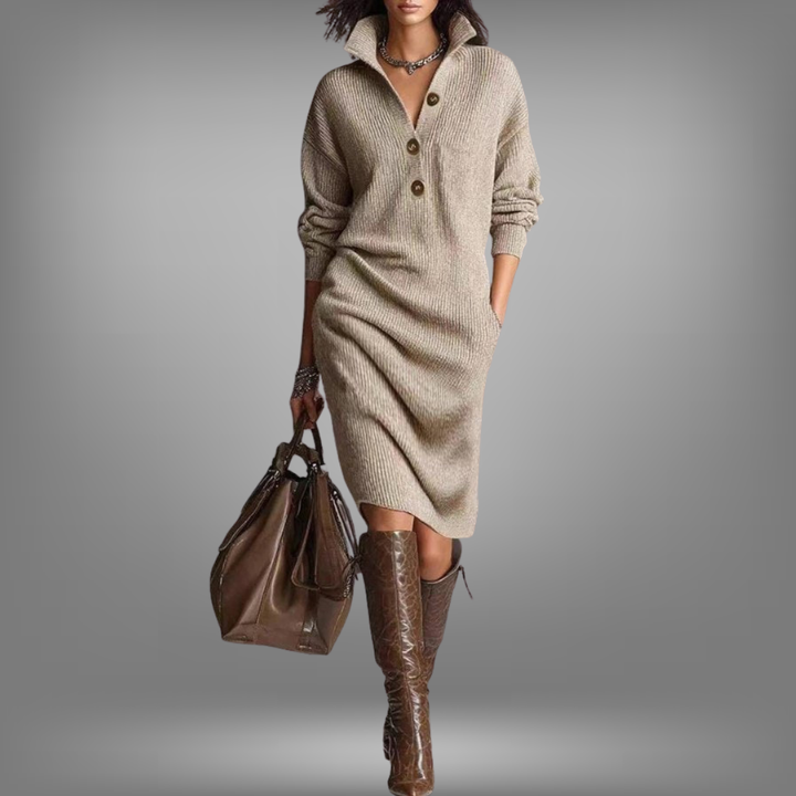 Lunori™ | Abito in maglia caldo Jane