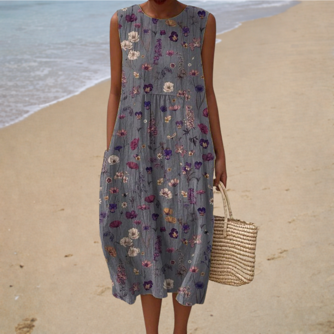 Geneviève | Abito midi in stile country