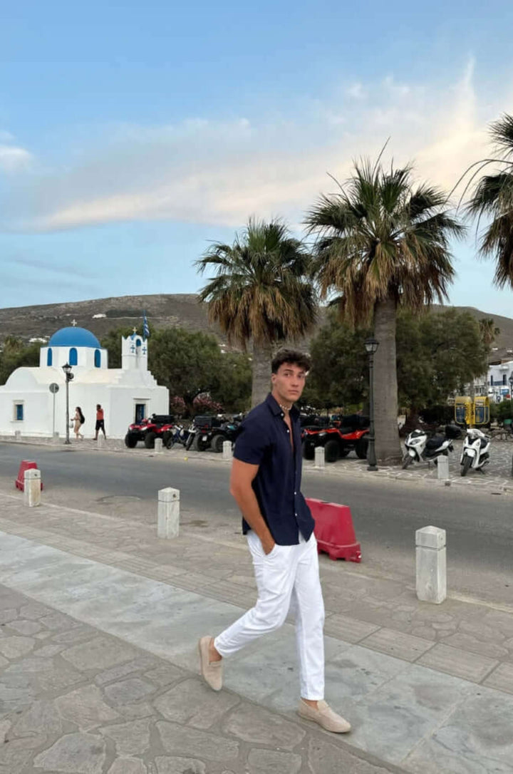 Pantaloni estivi in lino