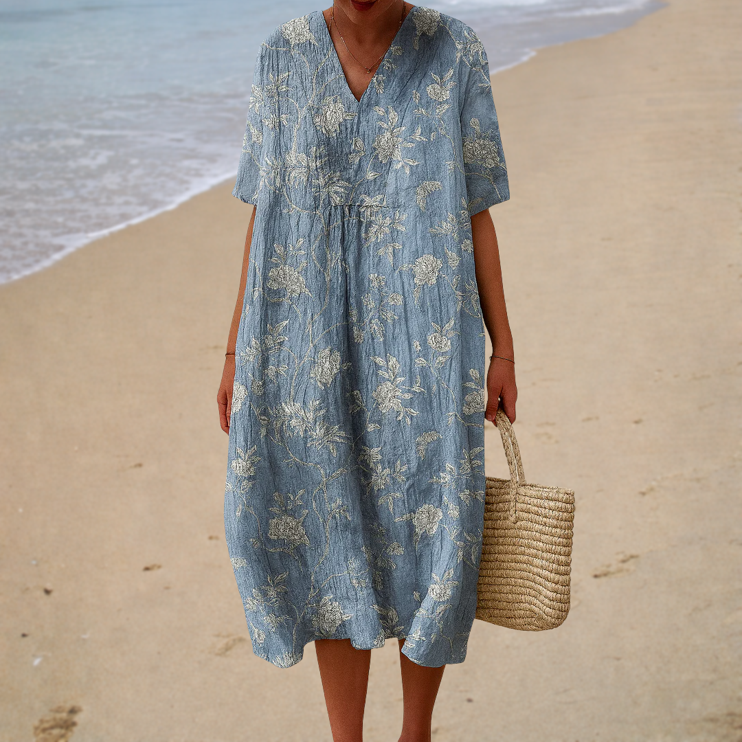 Amandine | Abito midi in stile bohémien
