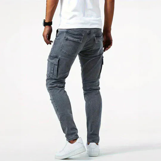 Lorenzo | Jeans Cargo in denim