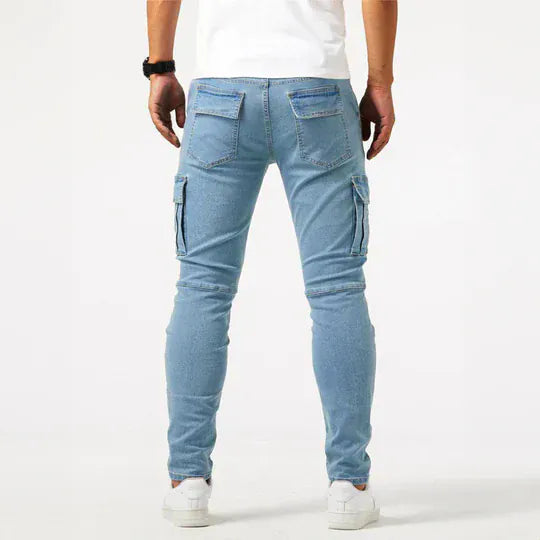 Lorenzo | Jeans Cargo in denim