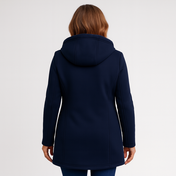 Eleonora™ – Cappotto Invernale con Zip Asimmetrica
