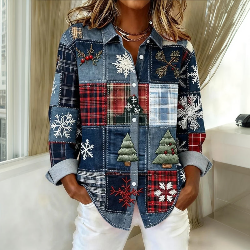 Chemisier De Noël Décontractée