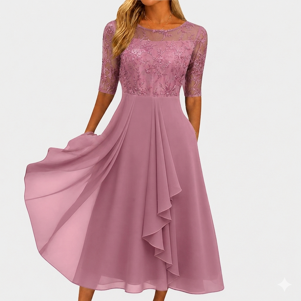 Rhonda | Abito elegante in pizzo