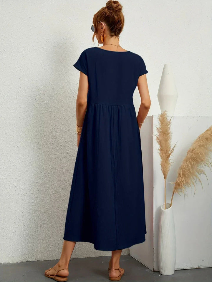 Gabrielle™ — Abito midi fluido dall'eleganza senza tempo