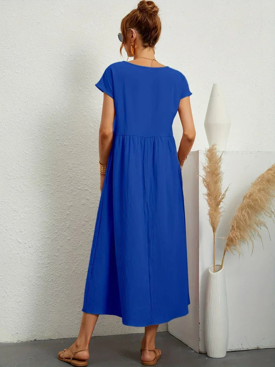 Gabrielle™ — Abito midi fluido dall'eleganza senza tempo