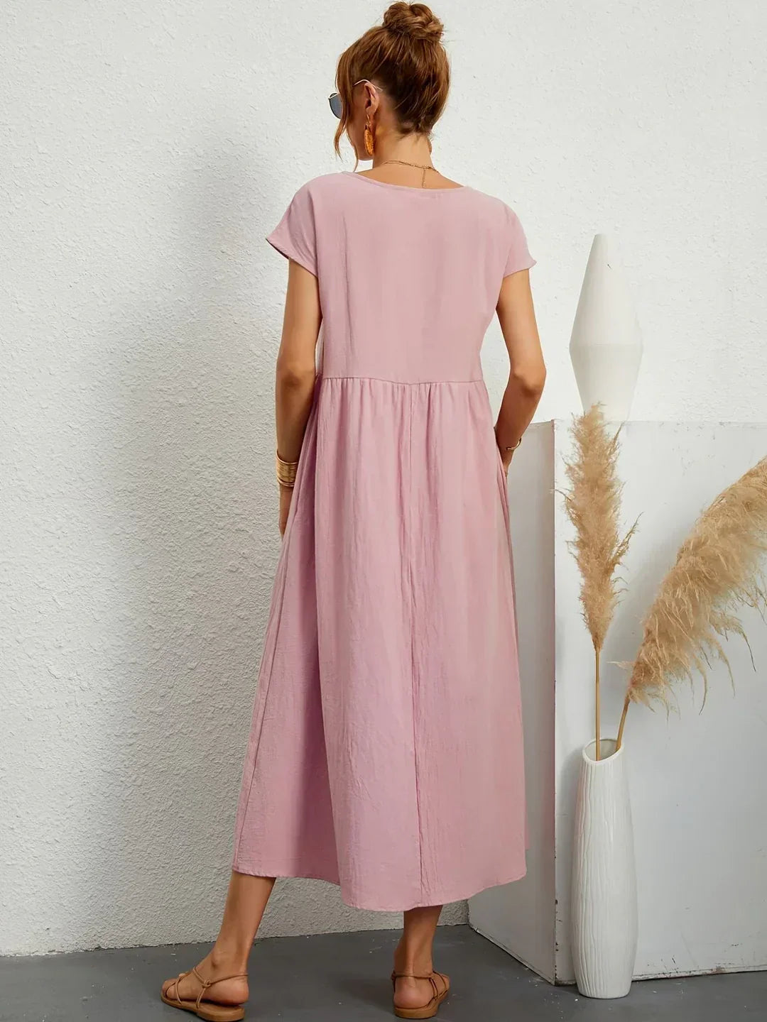Gabrielle™ — Abito midi fluido dall'eleganza senza tempo