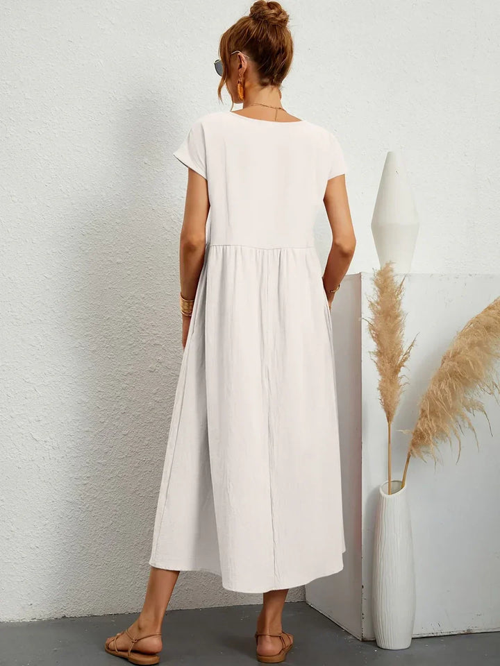 Gabrielle™ — Abito midi fluido dall'eleganza senza tempo
