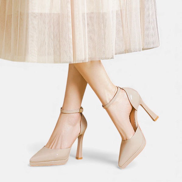 Tacchi in pelle Evette