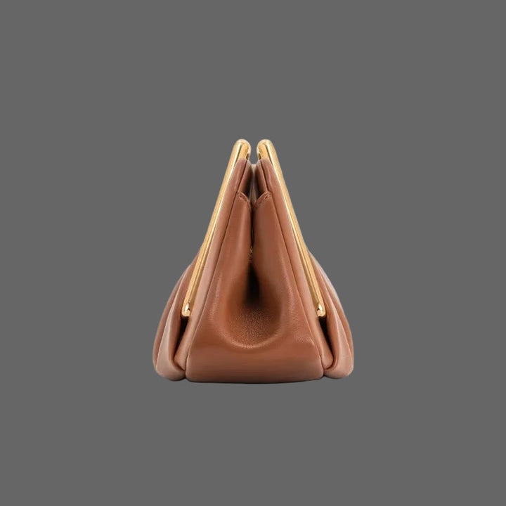 Aideen | Borsa Elegante con Manico Dorato