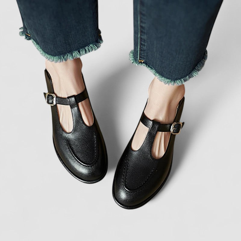 Camilla | Scarpe ortopediche Mary Jane con tacco basso