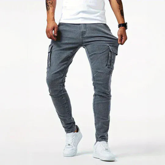 Lorenzo | Jeans Cargo in denim