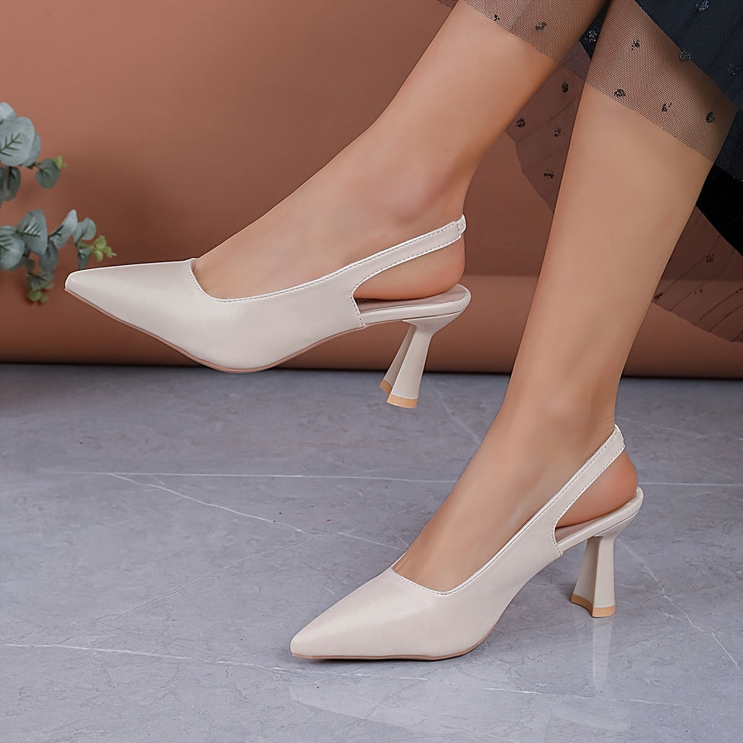 Sophia | Eleganti scarpe con tacco e cinturino posteriore