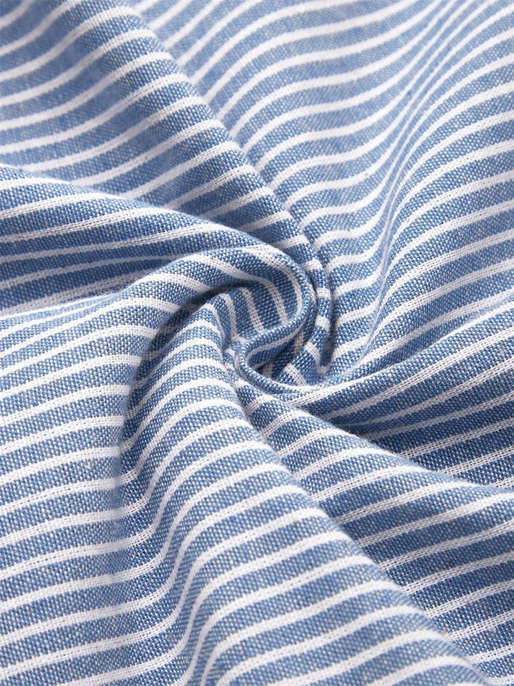 Chiara | Abito midi a righe moderno e femminile