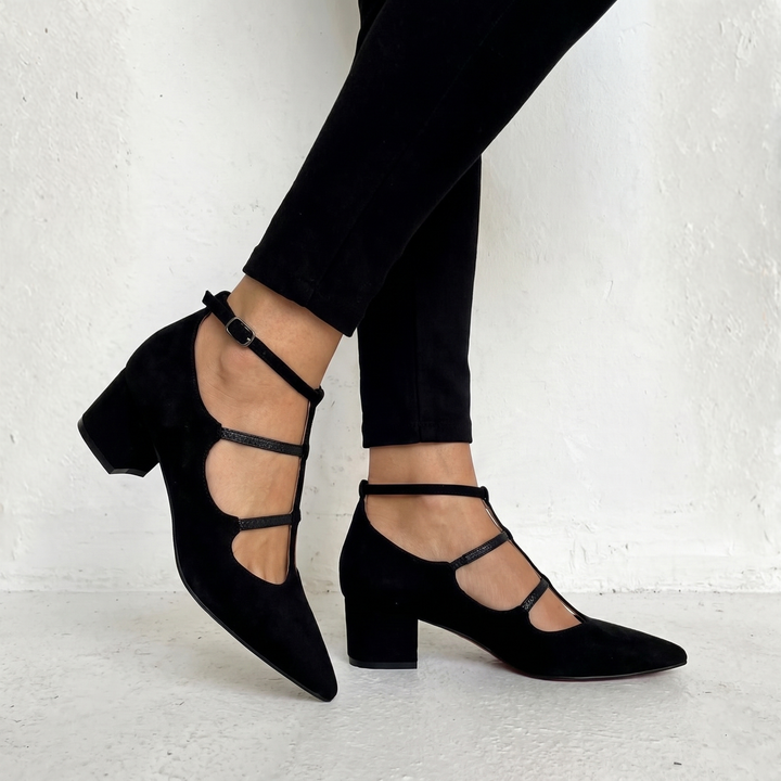Giada | Scarpe con tacco e punta affusolata