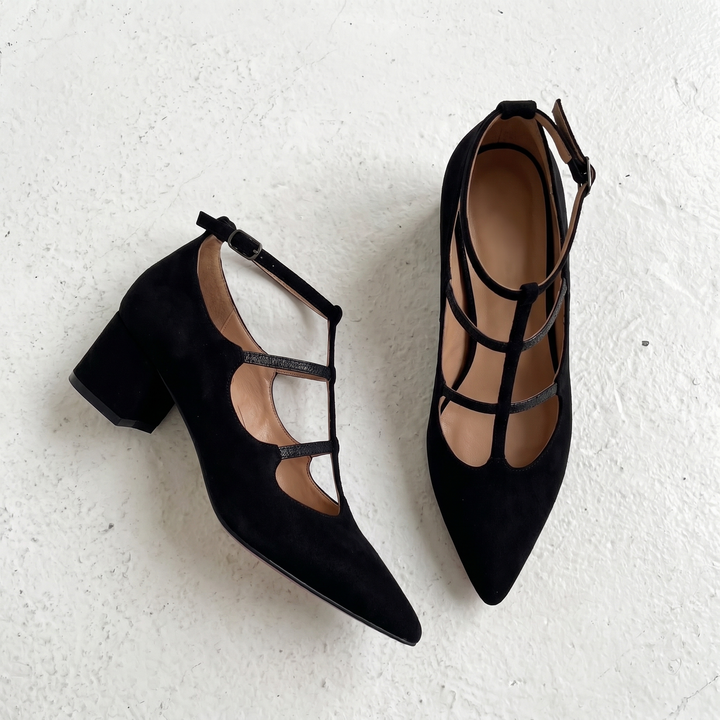 Giada | Scarpe con tacco e punta affusolata