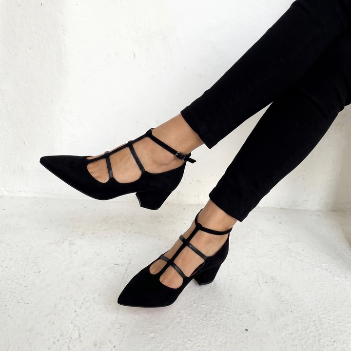 Giada | Scarpe con tacco e punta affusolata