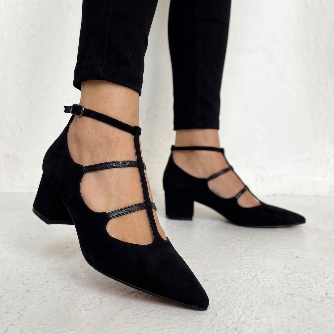 Giada | Scarpe con tacco e punta affusolata