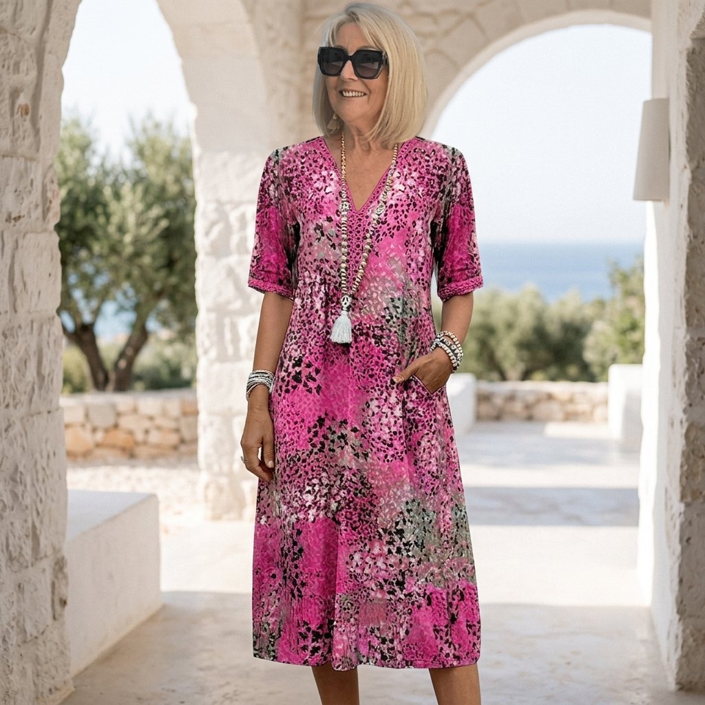 Marina | Abito Midi Elegante Estate