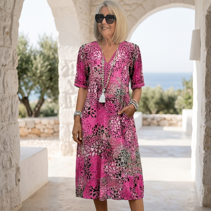 Marina | Abito Midi Elegante Estate