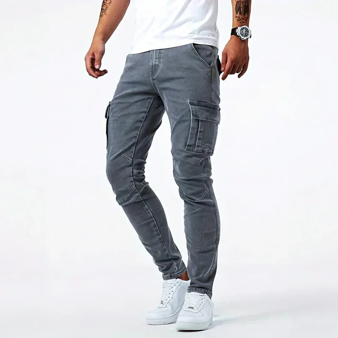 Lorenzo | Jeans Cargo in denim