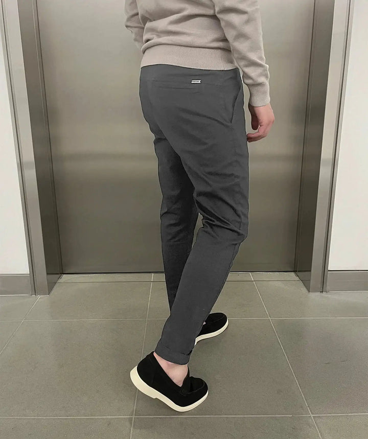Jerez | Pantaloni chino elasticizzati slim di lusso