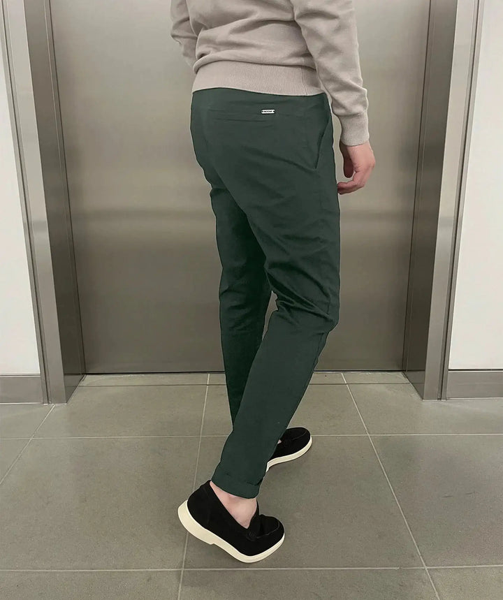 Jerez | Pantaloni chino elasticizzati slim di lusso