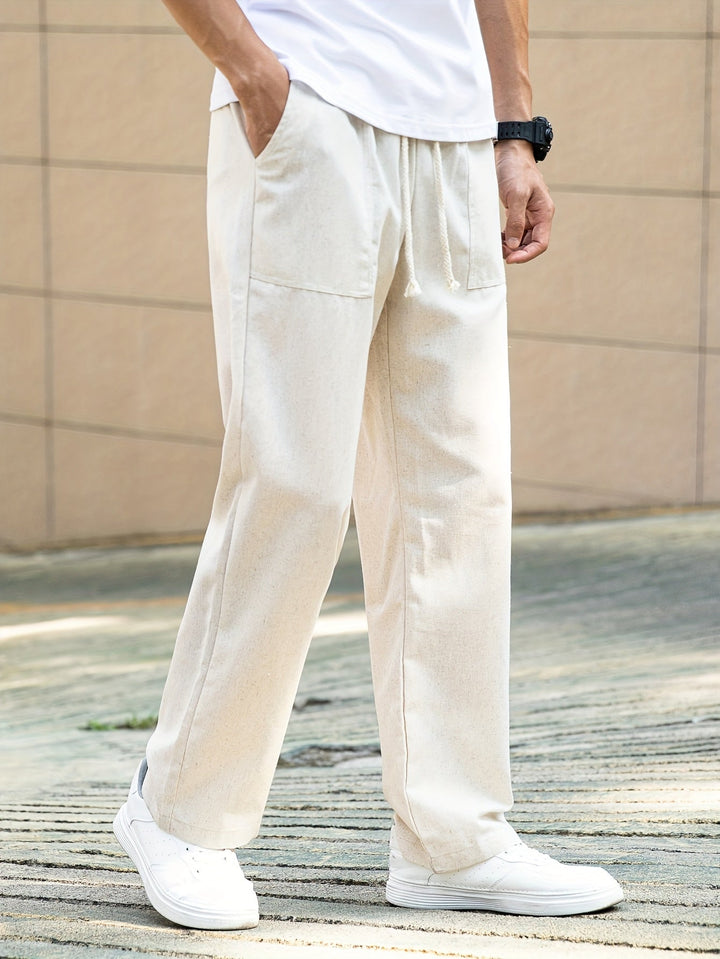 Pantaloni estivi in lino Sorentino casual